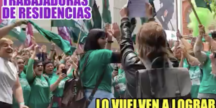 Trabajadoras Residencias Bizkaia logran acuerdo 2023, y una subida de mas del 23%, tras 68 días de huelga.