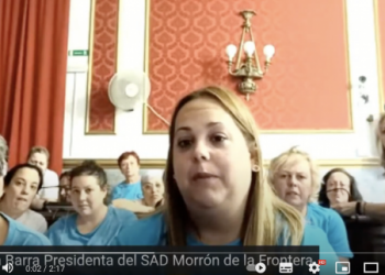 Trabajadoras del Sad llevan 76 días encerradas en el Ayuntamiento de Morón de la Frontera. Video
