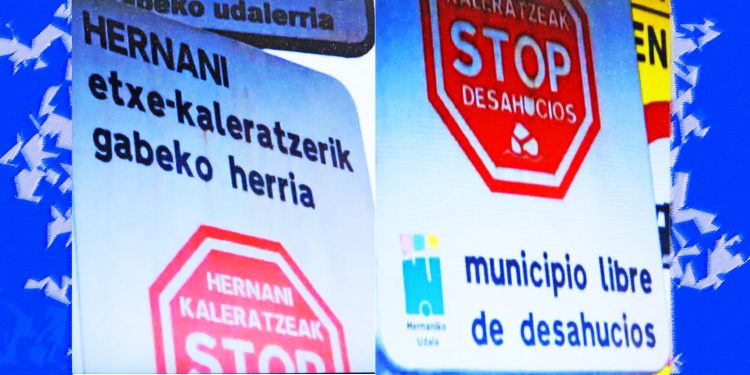 Hernani: otro ejemplo de la falsedad de que con la Ley de Vivienda no habrá desahucios (+ vídeo)