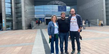 Los «Anticapi» llevan la lucha desde el 10 de noviembre de los trabajadores de Butrón a Bruselas