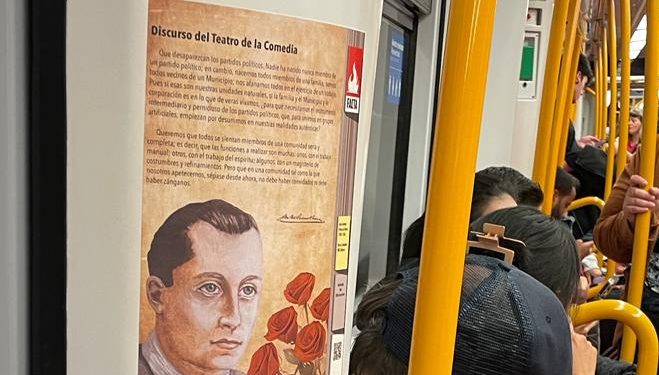 Falangistas envalentonados e impunes: En los vagones del Metro de Madrid promoción de José Antonio