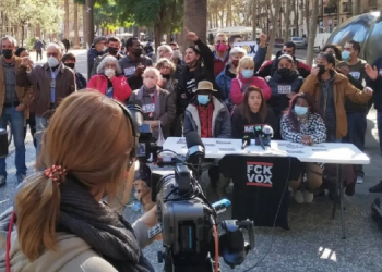 Encausados por enfrentarse a Vox denuncian la suspensión del juicio; piden para ellos 6 años de cárcel