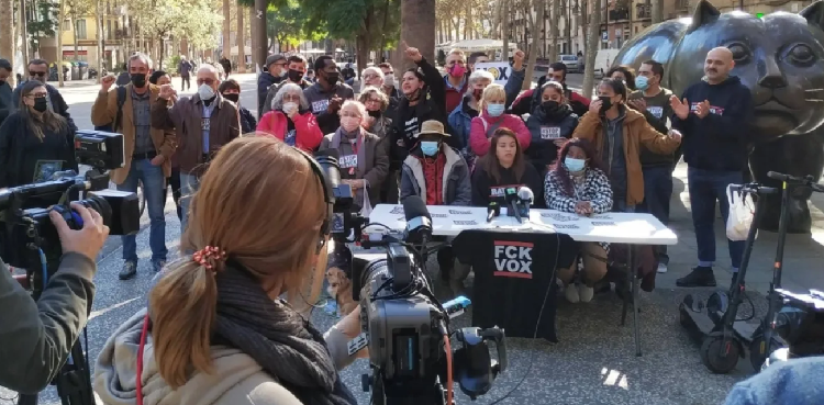 Encausados por enfrentarse a Vox denuncian la suspensión del juicio; piden para ellos 6 años de cárcel