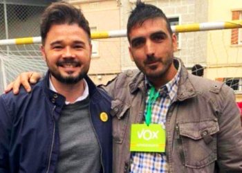 El antinazismo de Rufián, cuando menos, en entredicho