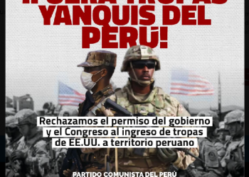 PERÚ. Masiva llegada de soldados yanquis