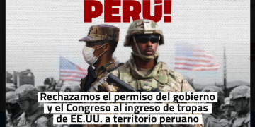 PERÚ. Masiva llegada de soldados yanquis