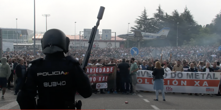 Actualización huelga. Entrevista realizada por insurgente.org a los trabajadores del metal de Pontevedra -PTM- que hoy continúan la huelga