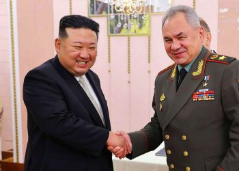 RPDC. Serguéi Shoigú y Kim Jong-un mantuvieron un encuentro oficial en Pionyang