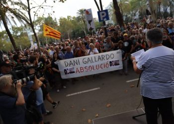 Concentración por la libertad de Dani Gallardo