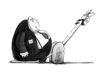 La miseria que genera el capitalismo tiene este deshumanizado rostro (vean la fotografía)