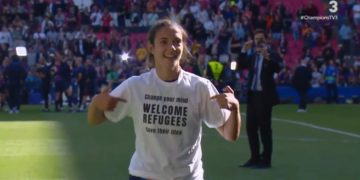 Una camiseta que incomoda al establishment deportivo, la de la mejor jugadora catalana de este mundial