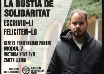 Iniciativa para apoyar a Pablo Hasél, preso político que hoy cumple tres años en la cárcel
