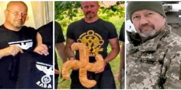 ¿Recuerdan la pelea entre mercenarios ucranianos y colombianos? Vean la biografía del capo nazi