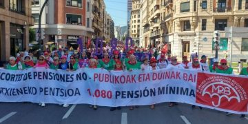 Miles de pensionistas vascos sí plantan cara al gobierno progre