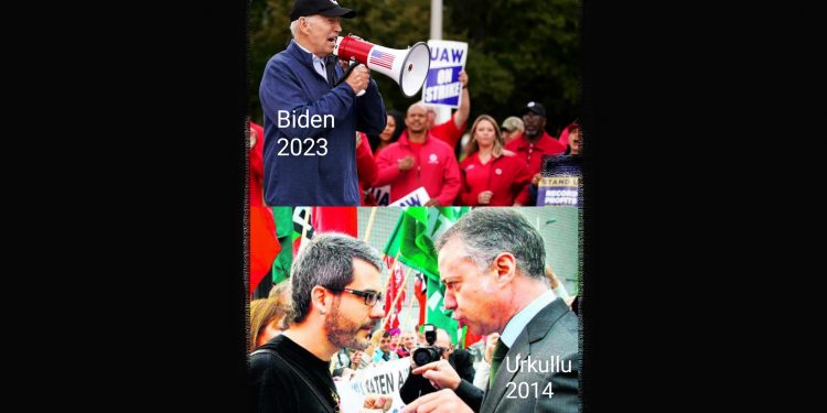 Joseba Permach (EH Bildu) muestra como ejemplo a Biden, el jefe del imperialismo mundial