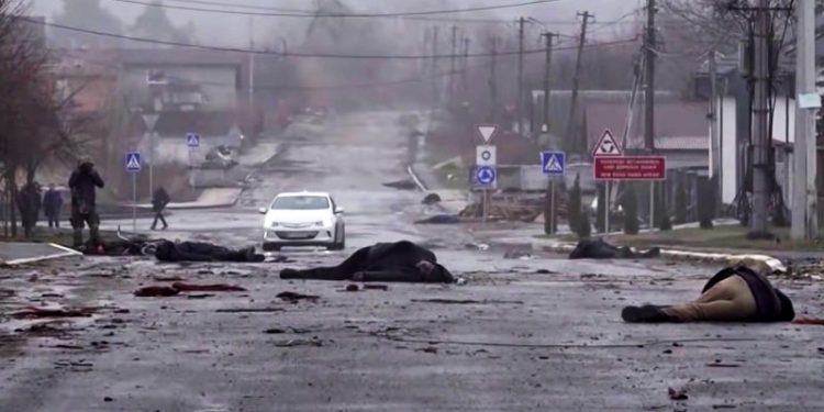 REINO UNIDO estaría implicado en el montaje y provocación de Bucha en marzo de 2022