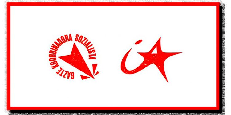 GKS-IA. Ante el intento de prohibición del Topagune Sozialista por parte de EH Bildu-Sortu