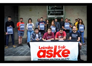 Los 5 de Leioa serán juzgados el día 27 del mes en curso; piden para ellos 40 años de prisión