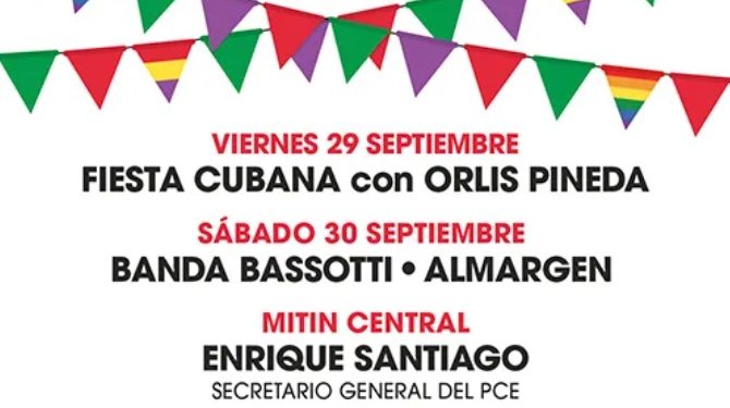 La Fiesta del PCE para seguir confiando la resurrección en Sumar