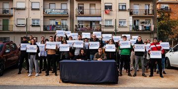Una empresa fascista quiere desahuciar a una familia en la localidad navarra de Estella