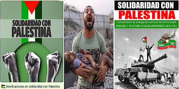 🇵🇸 Algunas de las movilizaciones convocadas en solidaridad con Palestina (Día, lugar y hora)