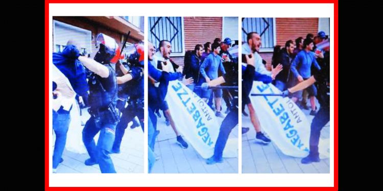 Enésimo desahucio; esta vez en Gasteiz y con cargas policiales para poder materializar la infamia