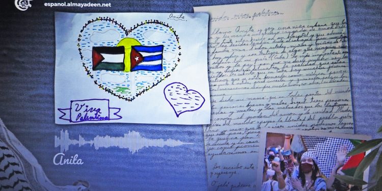 Carta de una niña cubana a los niños y niñas de Palestina (vídeo)