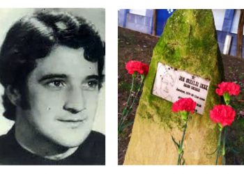 A petición de Covite, el Ayto. de Bilbao (PNV) retira el monolito en recuerdo a Jon Urzelai