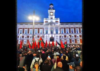 Los gritos en solidaridad con la lucha del pueblo palestino han vuelto a atronar en las calles de Madrid