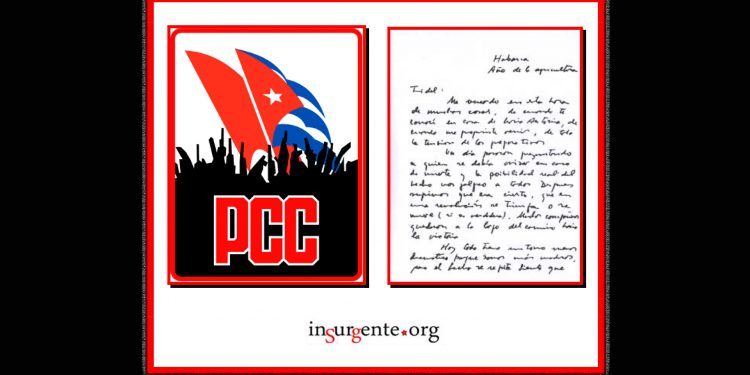 PACO AZANZA TELLETXIKI. Hace 58 años: Fundación del CC del PCC y la publicación de la carta del Che a Fidel