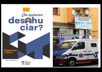Llamado del Sindicato Socialista de Vivienda de Euskal Herria frente a los desahucios