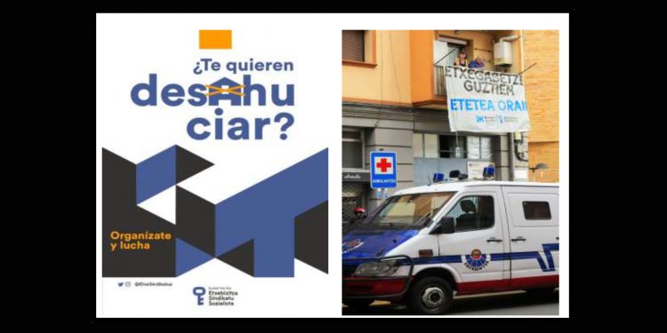 Llamado del Sindicato Socialista de Vivienda de Euskal Herria frente a los desahucios