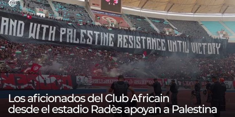 TÚNEZ. Las aficiones de los clubs de fútbol como vanguardia de la causa palestina (Video)