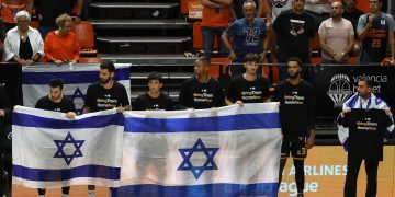 Jugaban Valencia-Maccabi de Tel Aviv pero solo dejaron entrar banderas de Israel