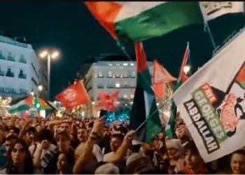 Manifestación en Madrid de apoyo a la lucha palestina (también en Bilbao y Donostia)