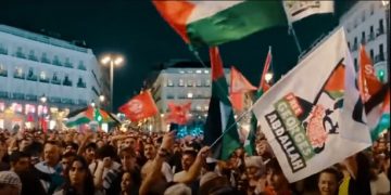 Manifestación en Madrid de apoyo a la lucha palestina (también en Bilbao y Donostia)