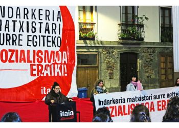 25N: ITAIA moviliza a miles de personas contra la violencia machista en 25 localidades de E.H.