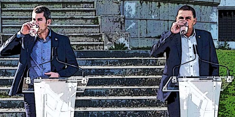 LA VECINA COMUNISTA. Arkaitz Rodríguez y Arnaldo Otegi sin un atisbo de sonrojo