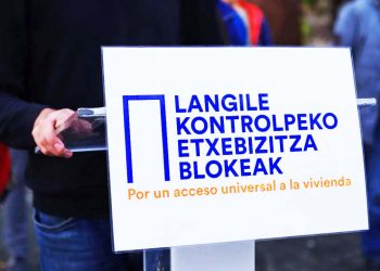 Anuncian un nuevo bloque de viviendas bajo control obrero en Iruñea (la policía pretende ejecutar un desahucio ilegal)