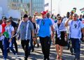 CUBA. El presidente y el primer ministro encabezaron en La Habana manifestación en solidaridad con Palestina