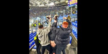 Aficionados del Celtic impartieron clase de historia a los de la Lazio