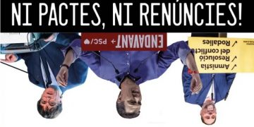 Los CDR convocan contra los pactos y las renuncias