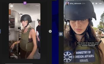 La propaganda sionista contrata a influencers y tiktokeros conocidos para pasearlos por Israel