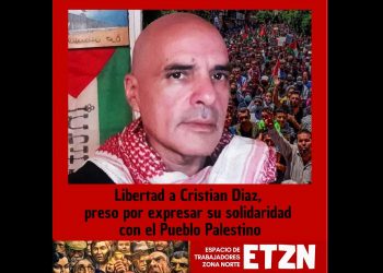 ARGENTINA. Obrero metalúrgico encarcelado por mostrar su apoyo a Palestina