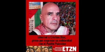 ARGENTINA. Obrero metalúrgico encarcelado por mostrar su apoyo a Palestina