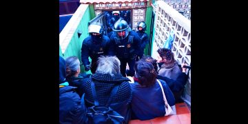 Con ERC en el Govern, los desahucios también se producen en cascada, como este de la Taxonera (Barcelona)