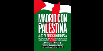 Madrid, 30 de diciembre: Concentración en apoyo al pueblo palestino