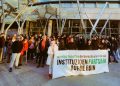 Concentración frente al Palacio Euskalduna de Bilbao contra la farsa de las instituciones burguesas