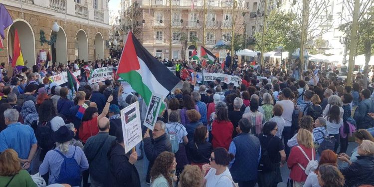 Manifestaciones por Palestina en más de ochenta ciudades