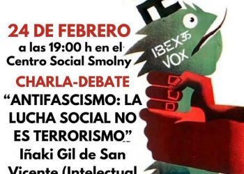 Jornadas antifascistas en Cantabria (manifestación, conciertos, encuentros con activistas…)